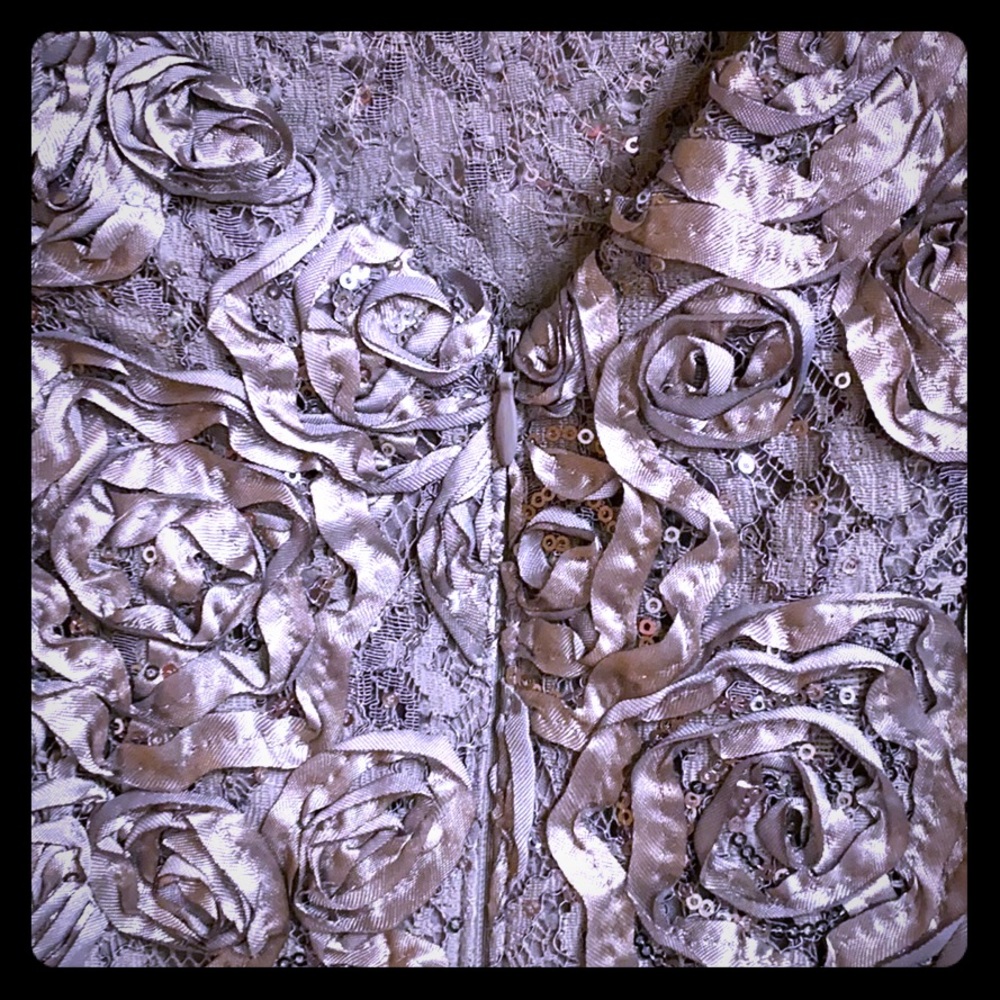 ♥️Silver Embroidered Sleeveless Blouse - Picture 6 of 8